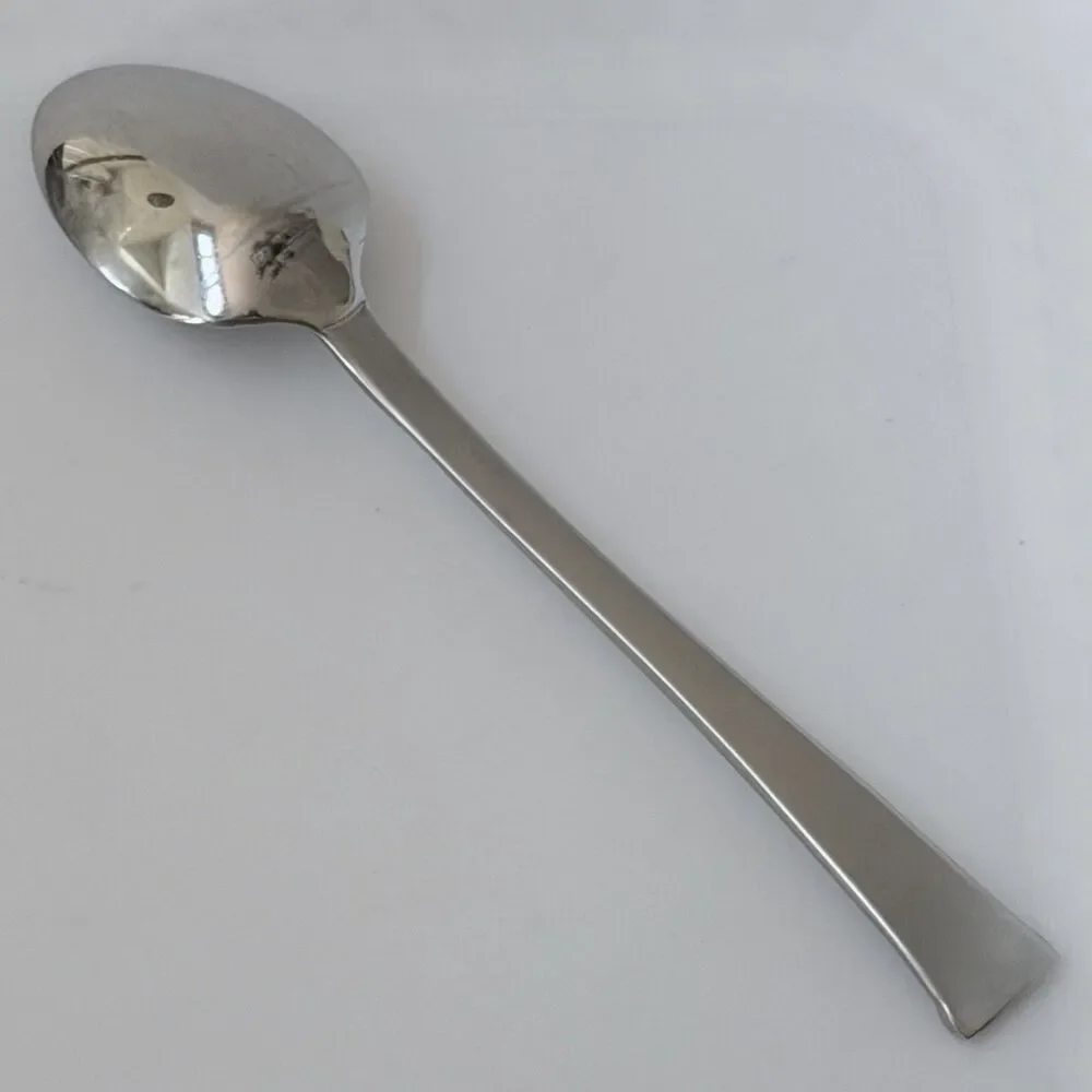 2pc Cambridge Silver Soup Spoon & Fork Stainless 18/8 Frosted Glossy Tip & Bowl